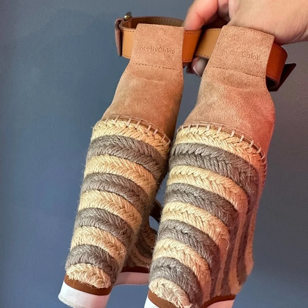 See by Chloé Glyn espadrille wedge sandal - Picture 4 of 9